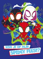 Uitnodiging Spidey feestje